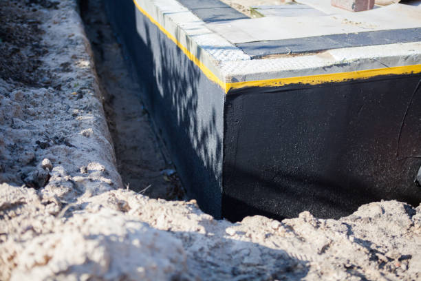 Residential Wet Basement Repair installation at a Rising Sun, IN home by SJ Waterproofing Pros